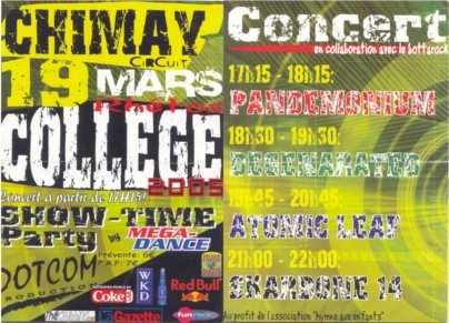 flyers chimay spring festival 2005